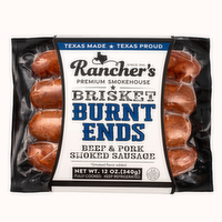 Rancher's Premium Brisket Burnt Ends Sausage Links - 12 Ounce